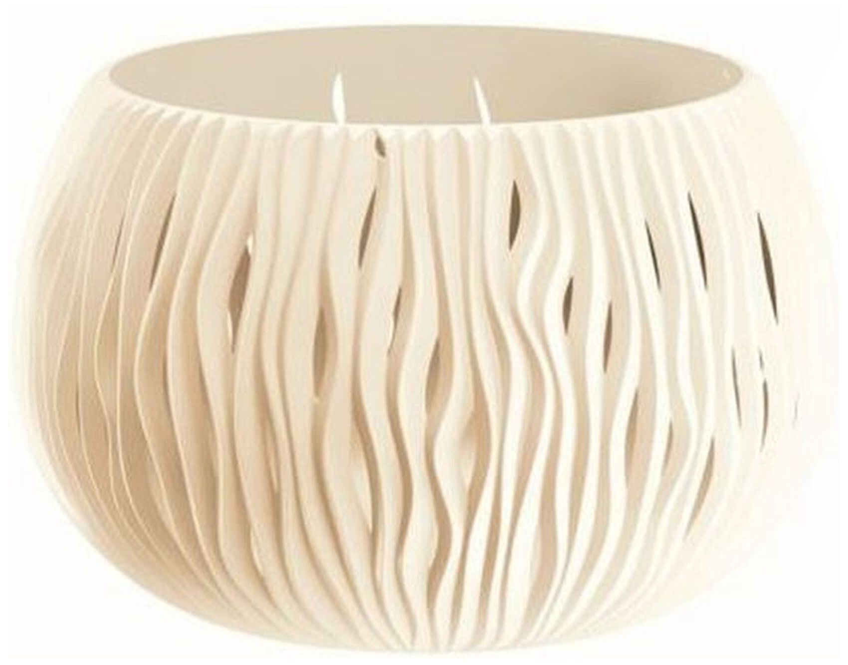 Изображение товара Кашпо Prosperplast Sandy Bowl d23,8 см 2,3 л пластик кремовое