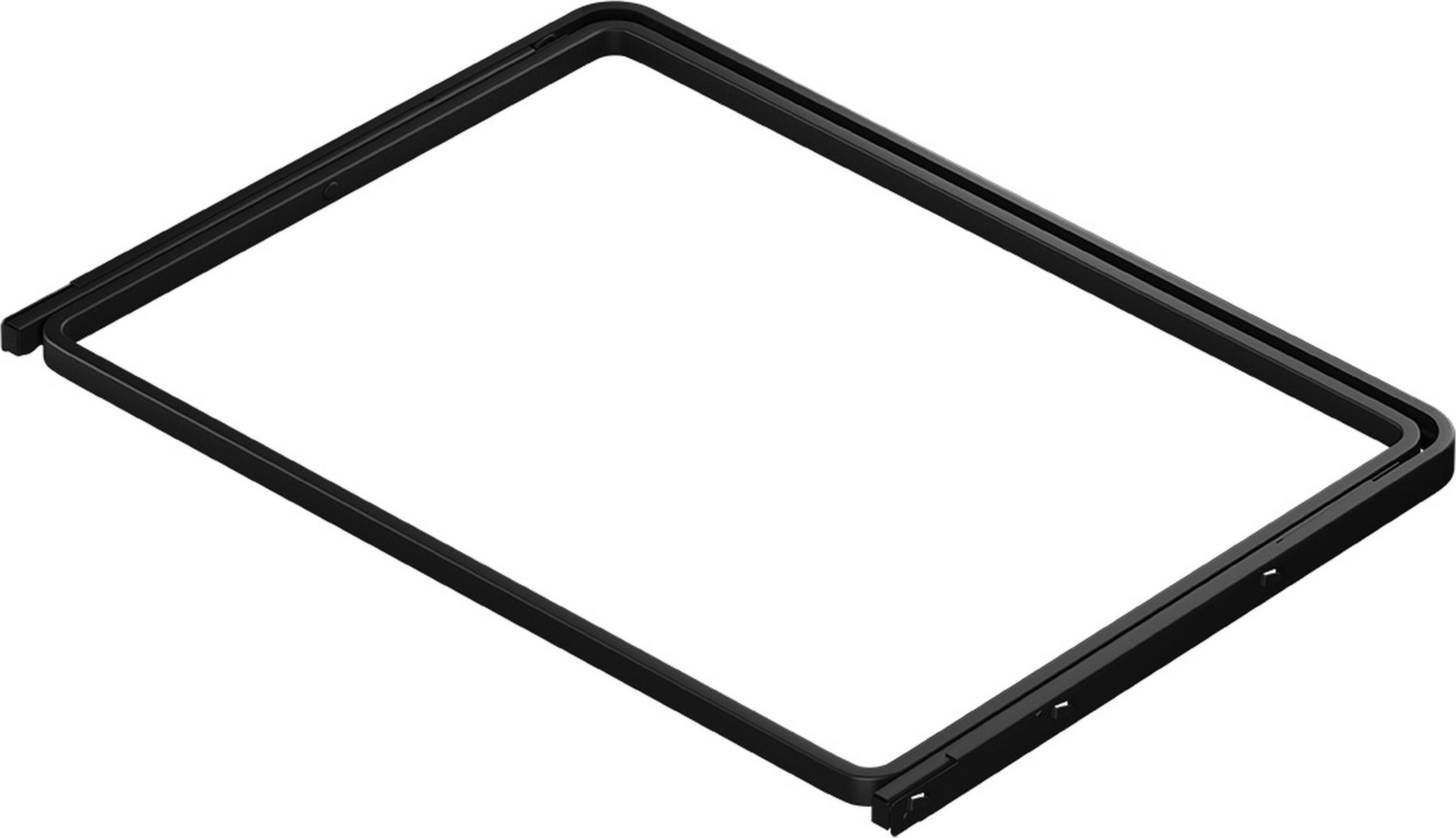 Изображение товара Выдвижная рама для корзин Larvij L9601BL черная 597x425x20 мм
