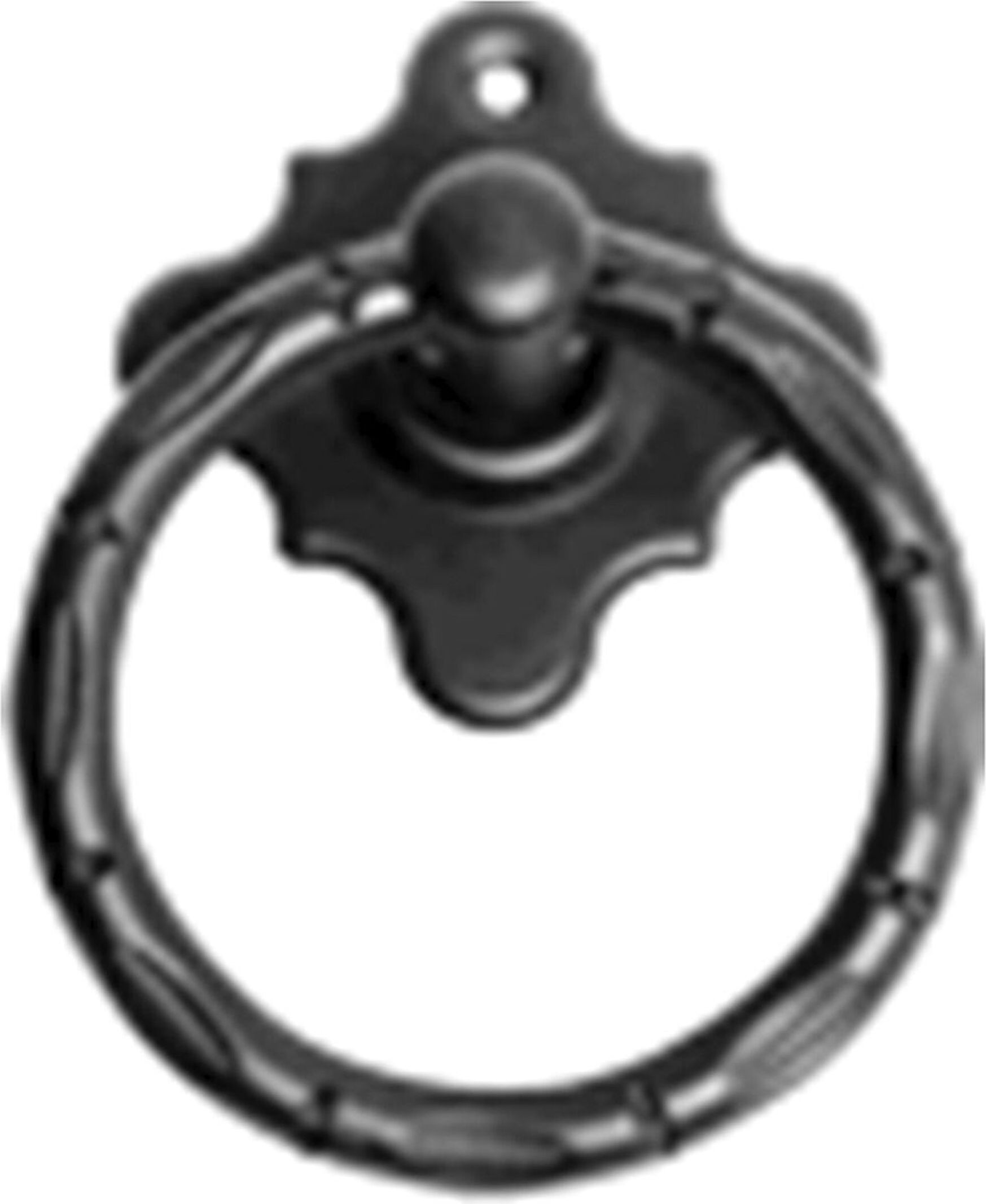 Изображение товара Дверная ручка для входной двери Tech-KREP FRS1 черная, врезная, сталь