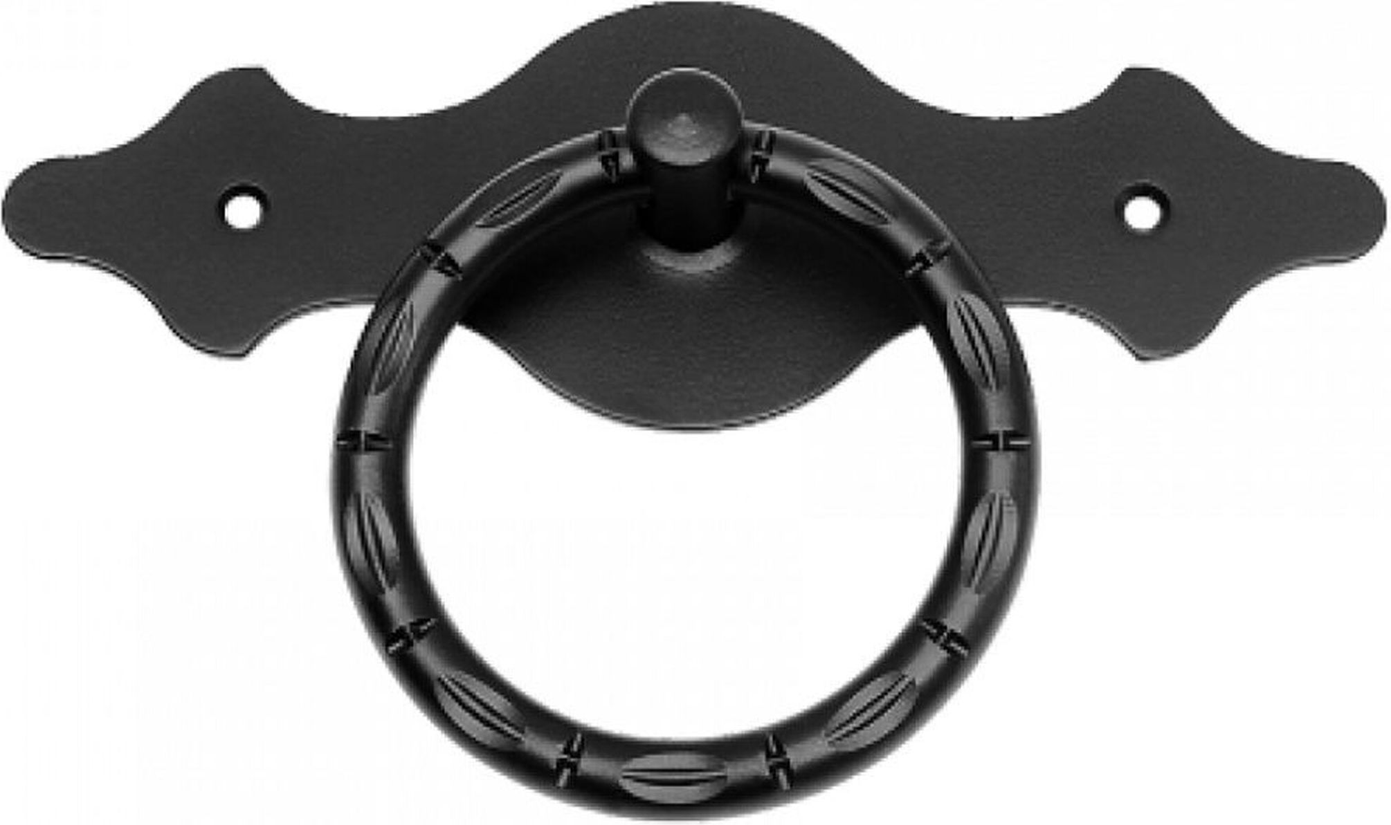 Изображение товара Дверная ручка для входной двери Tech-KREP FRS3 черная - стационарная, стильная