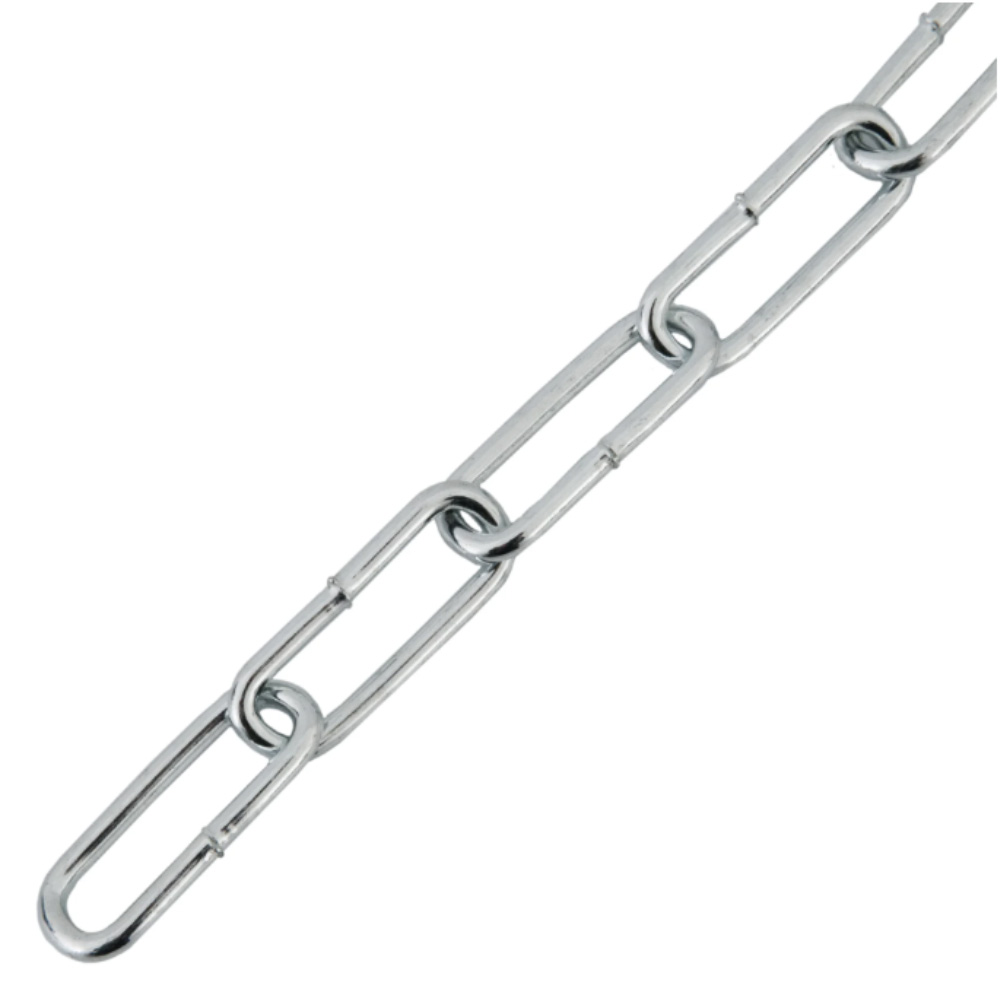 Изображение товара Цепь длиннозвенная DIN763 3 мм для крепежа и декораций