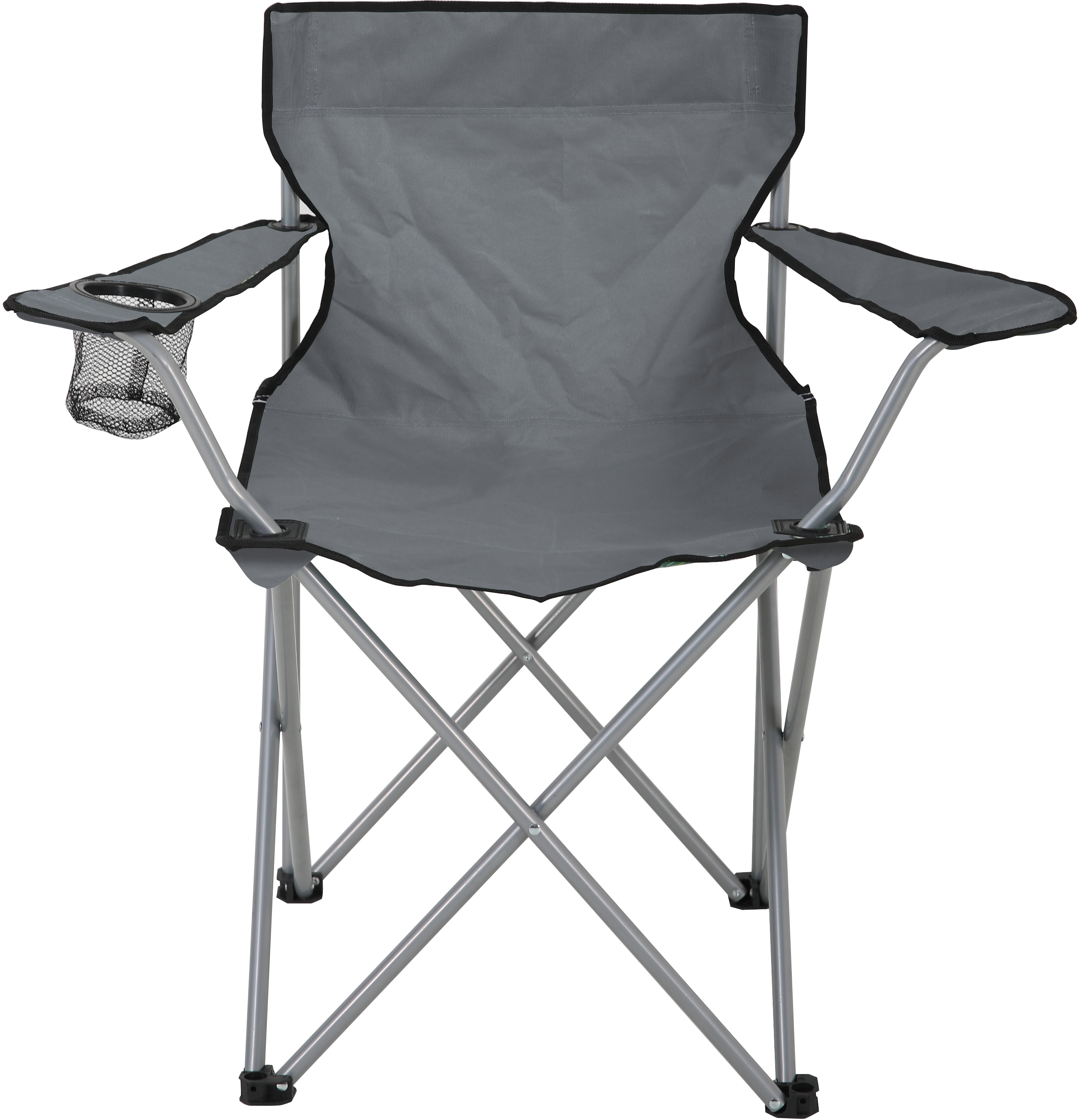 Изображение товара Садовое кресло полиэстеровое серое 47х79х80 см