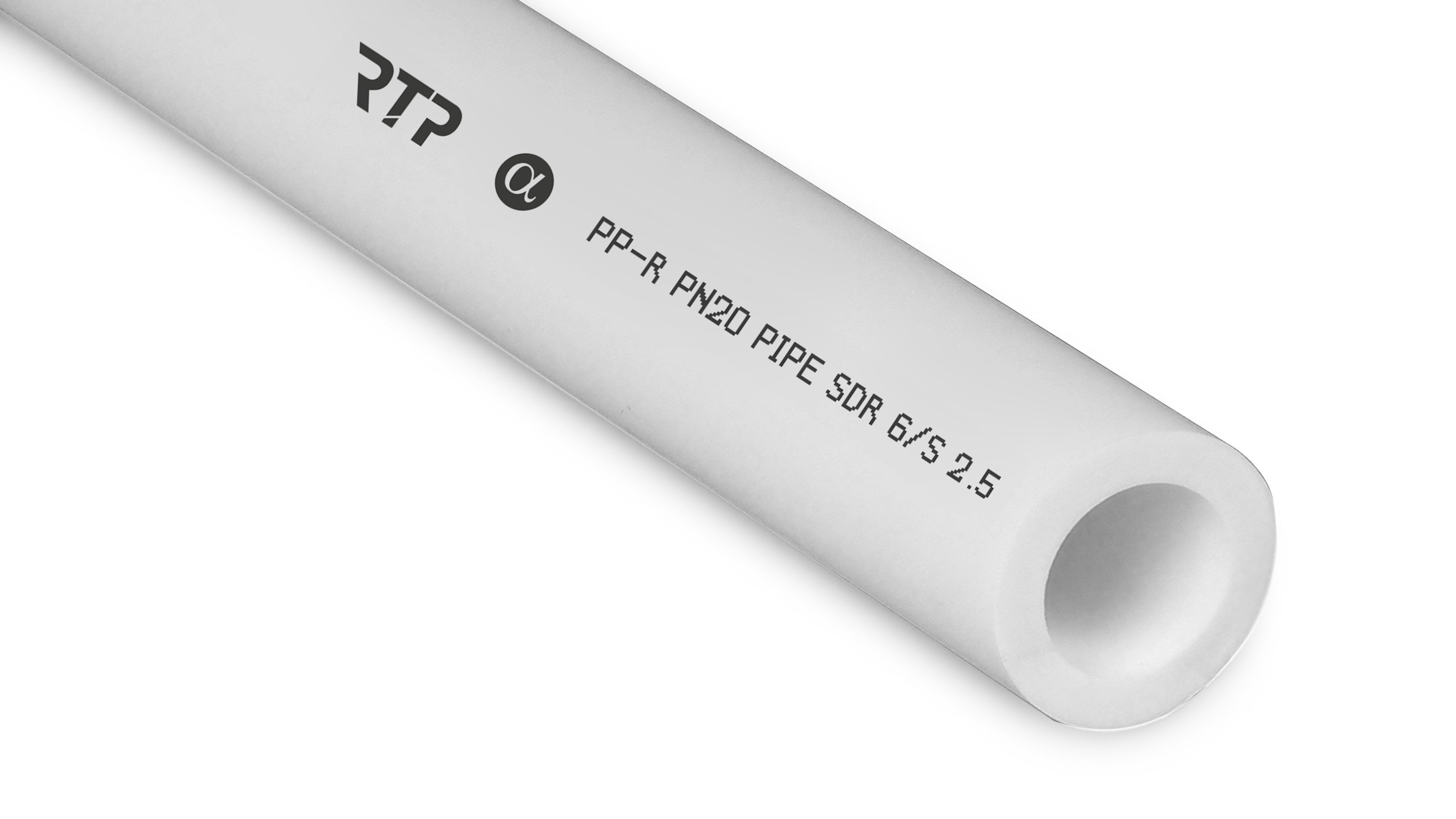 Изображение товара Труба PPR  20х3,4, PN20 2000мм белый, RTP