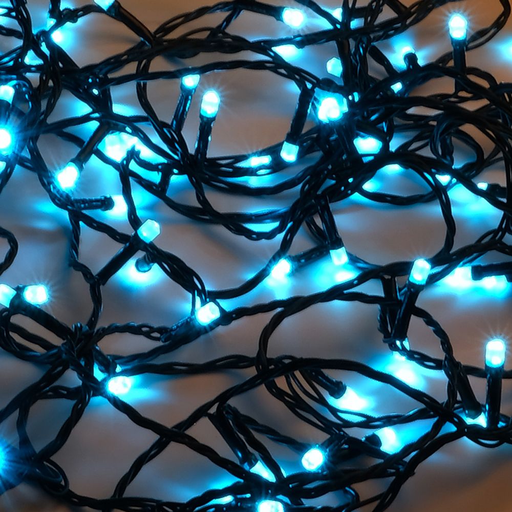 Изображение товара Гирлянда универсальная нить SH LIGHTS 120 LED голубой 12 м