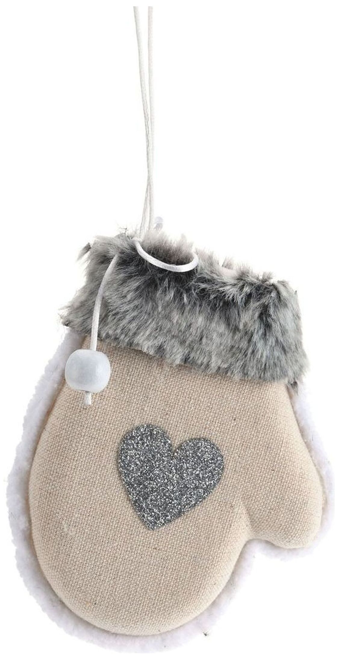 Изображение товара Ёлочная игрушка Рукавичка 11х10 см декоративное новогоднее украшение