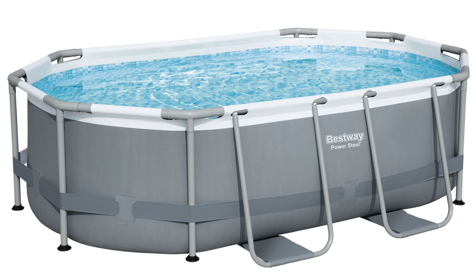 Изображение товара Бассейн Bestway каркасный овальный 305x200x84 см для дачи и отдыха
