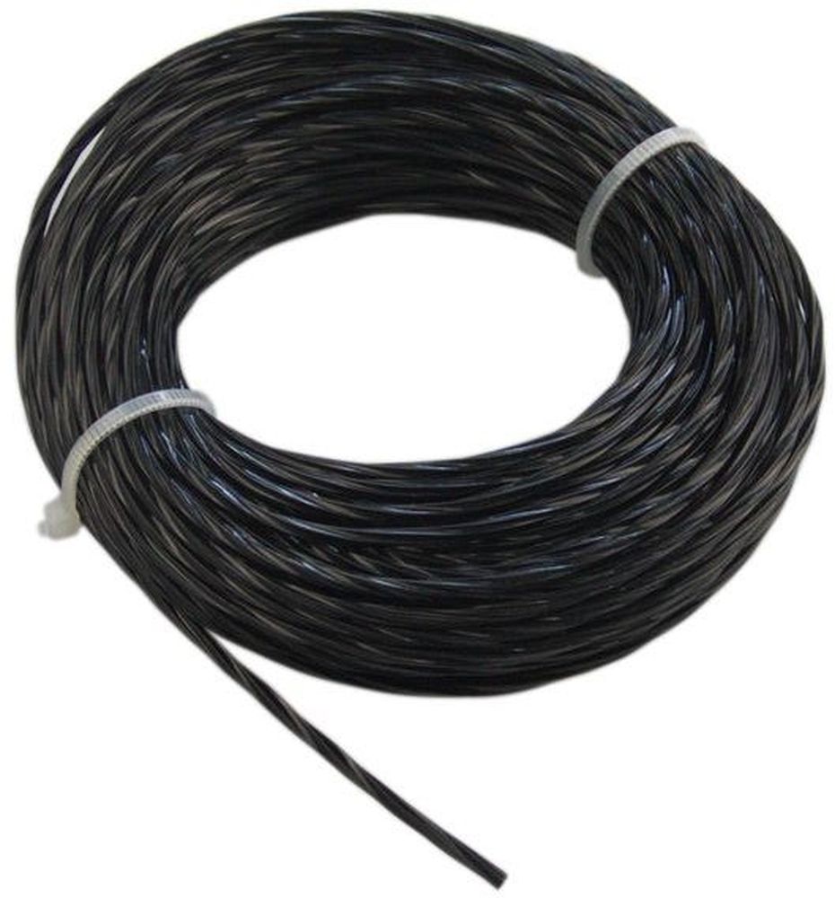 Изображение товара Леска для триммера бесшумная крученая 2 мм 15 м