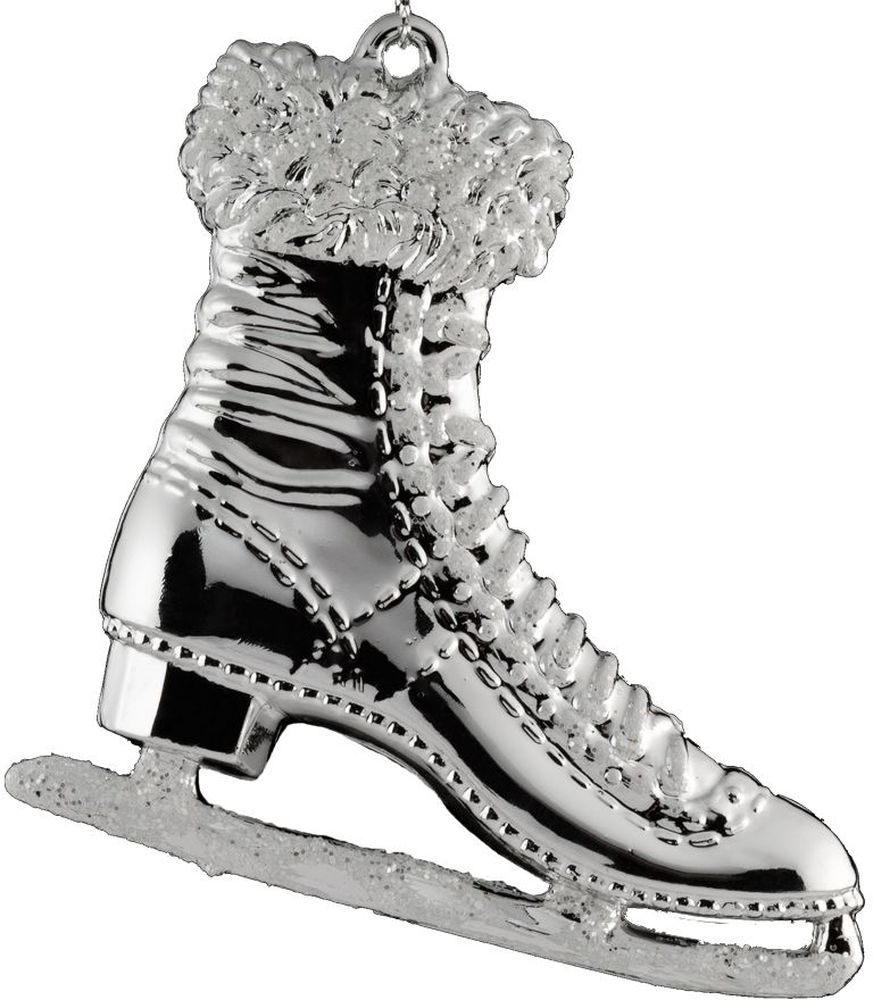 Изображение товара Ёлочная игрушка Конек сверкающий 7 см с голографическими блестками