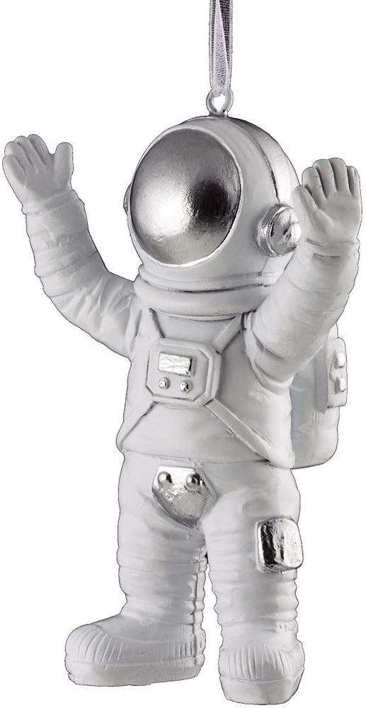 Изображение товара Ёлочная игрушка Космонавт 10 см, светотражающая, праздничное украшение елки