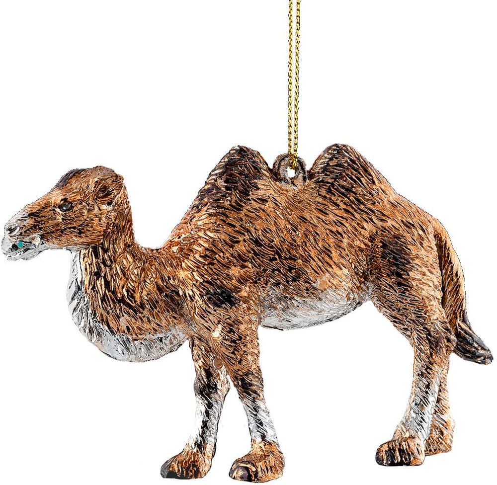 Изображение товара Ёлочная игрушка Верблюд 12 см яркое украшение для елки новогодний декор