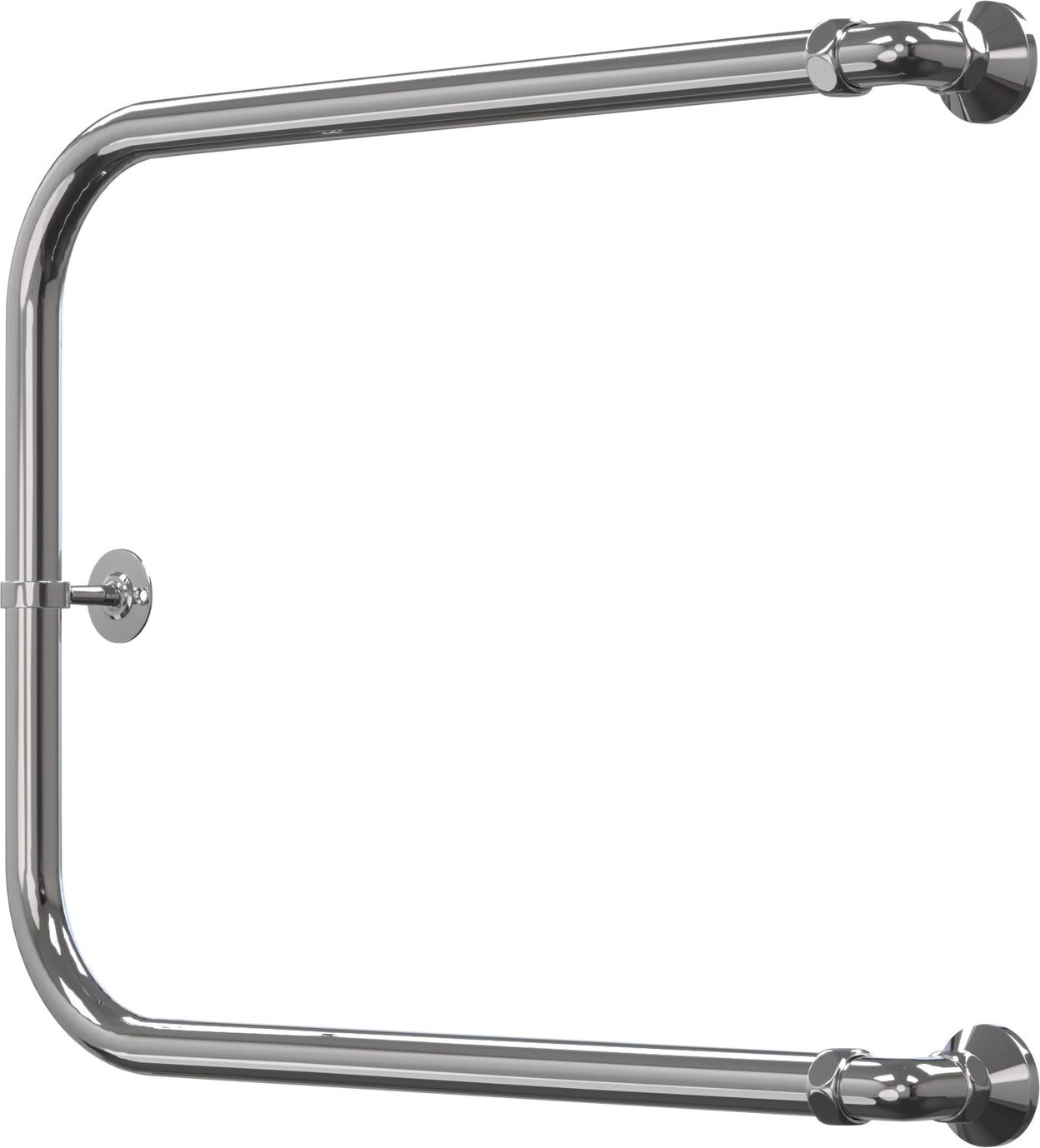 Изображение товара Полотенцесушитель водяной Арго Гнутые П хром 600х600 мм