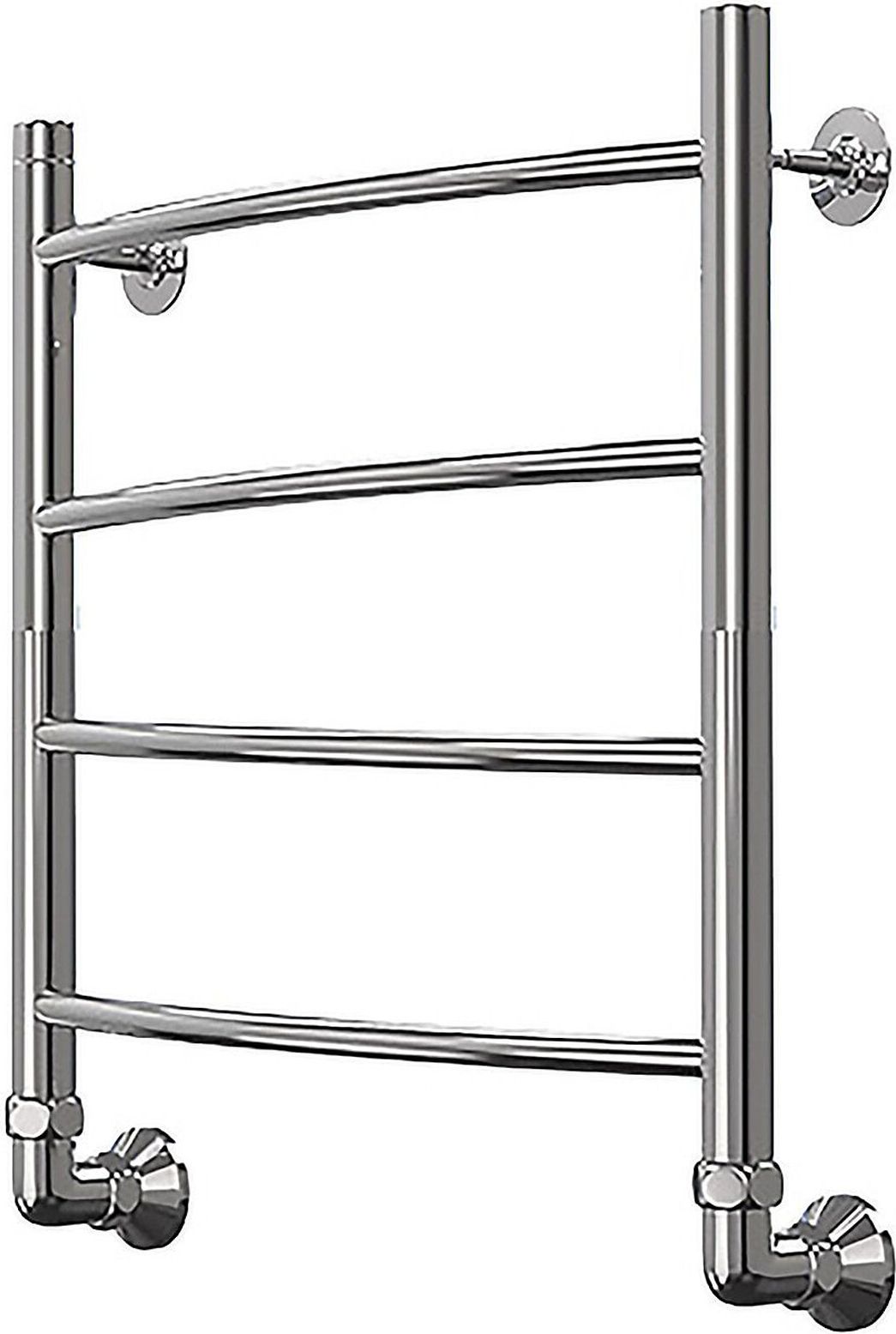 Изображение товара Водяной полотенцесушитель из нержавеющей стали Арго 50х60 см с нижним подключением
