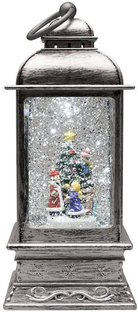 Изображение товара Декоративный фонарь Рождество светодиодный 10,5х10,5х24 см