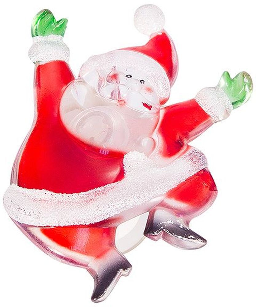 Изображение товара Световая фигура Санта Клаус светодиодная 6,5х8,5х1 см для интерьера