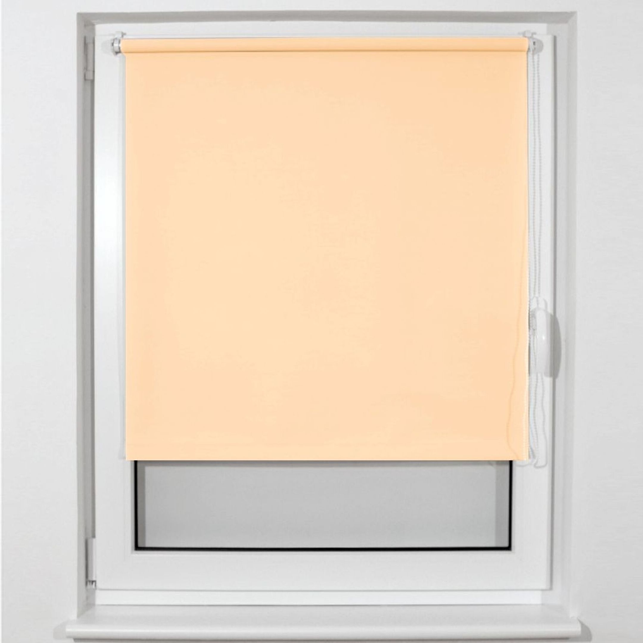 Изображение товара Рулонные шторы Markisol J15 55x175 см персиковые светлый интерьер