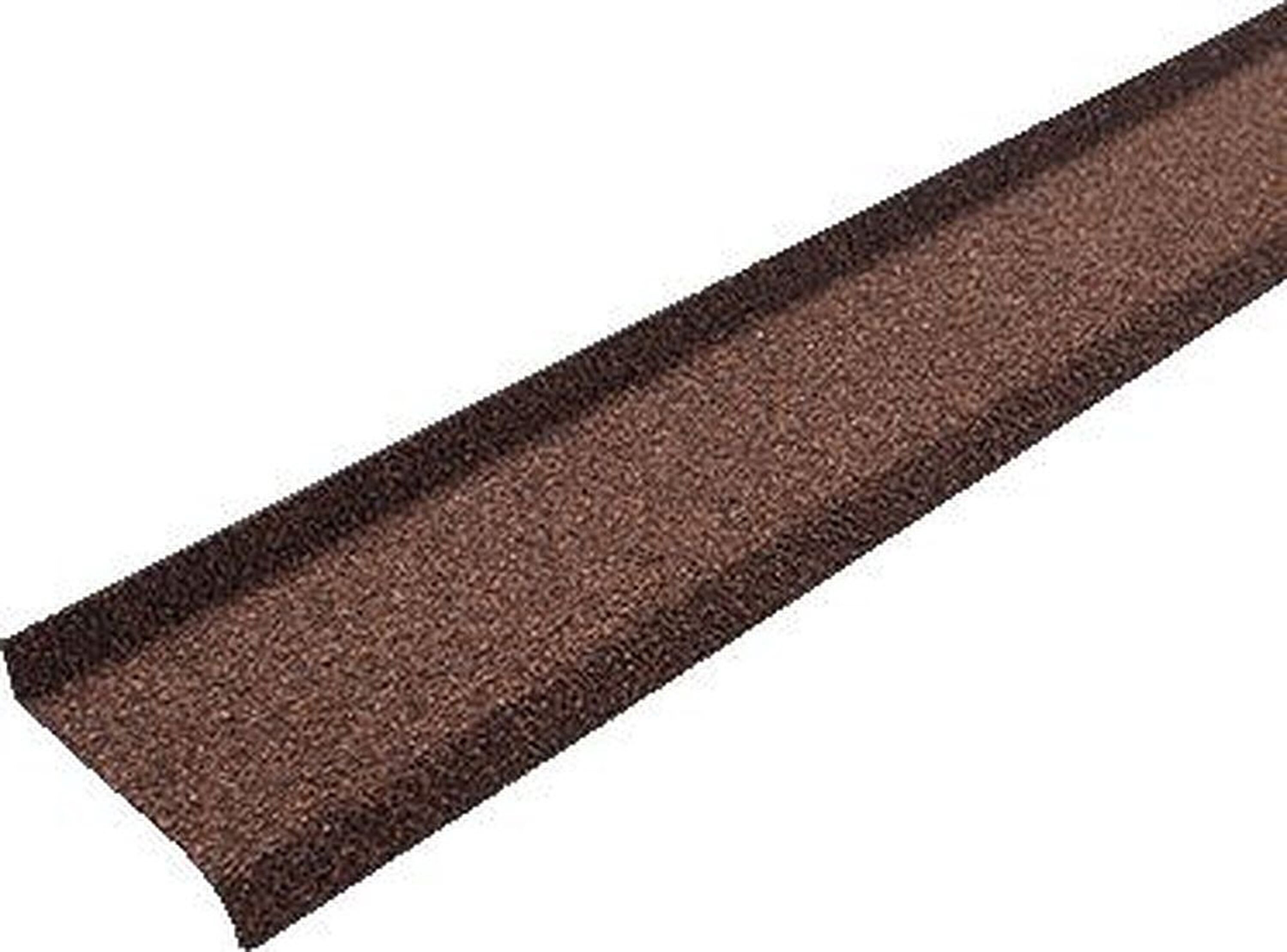 Изображение товара Стартовый профиль ТЕХНОНИКОЛЬ HAUBERK терракотовый 1250 мм для цоколей фасадов