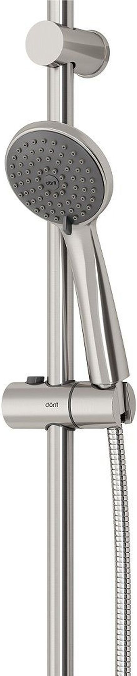 Изображение товара Душевой гарнитур Dorff Logic D0103000SS из нержавеющей стали, 3 режима, регулятор высоты