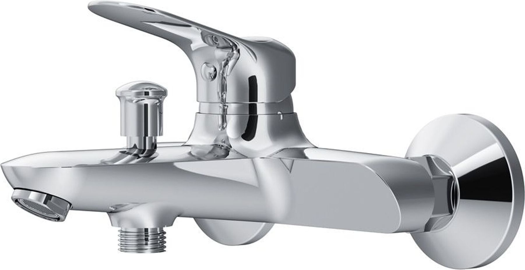 Изображение товара Смеситель для ванны и душа AM.PM Sunny F85C10000, керамический картридж, настенный дизайн