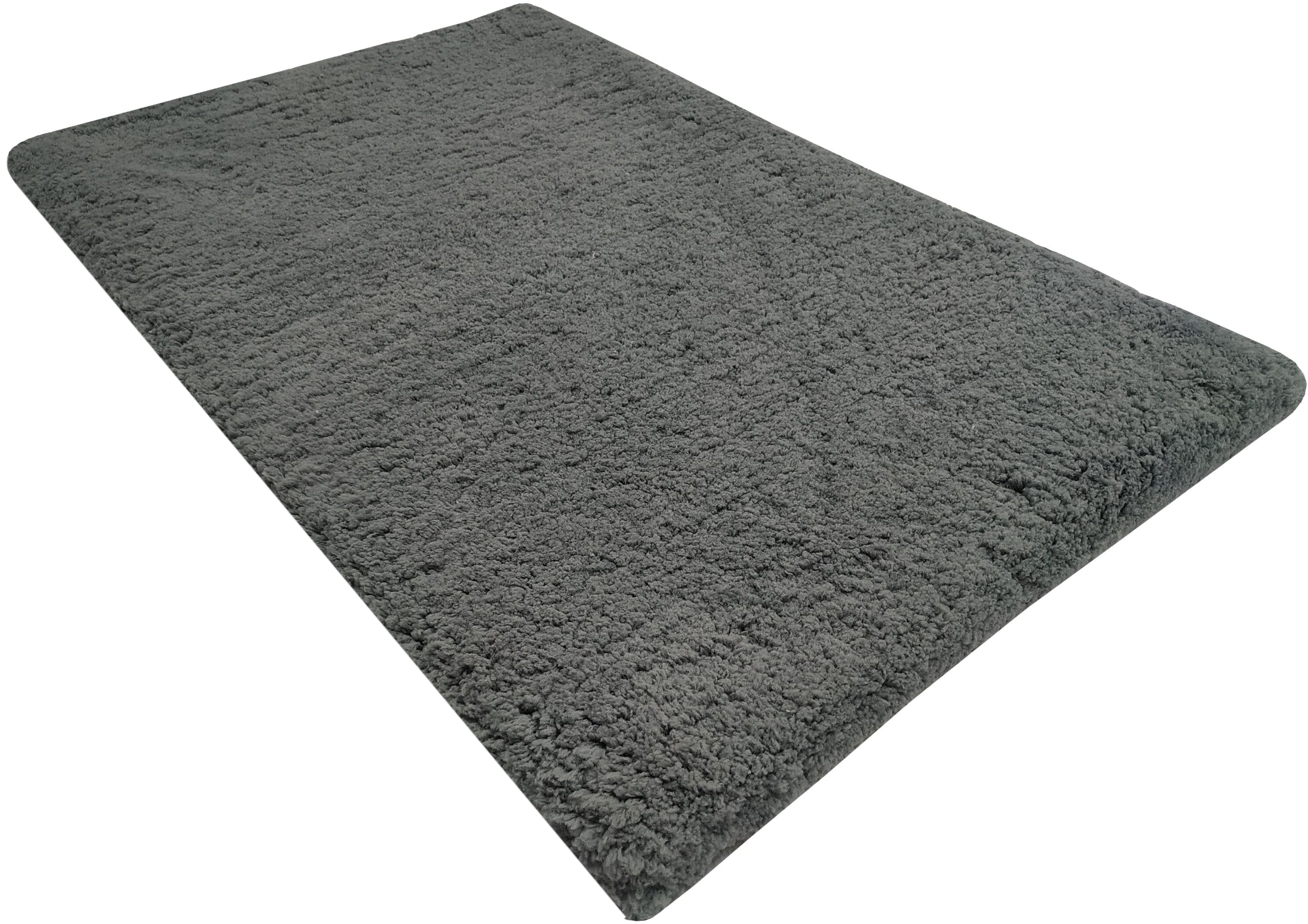 Изображение товара Коврик для ванной 50х80 см ворсовый серый 260404