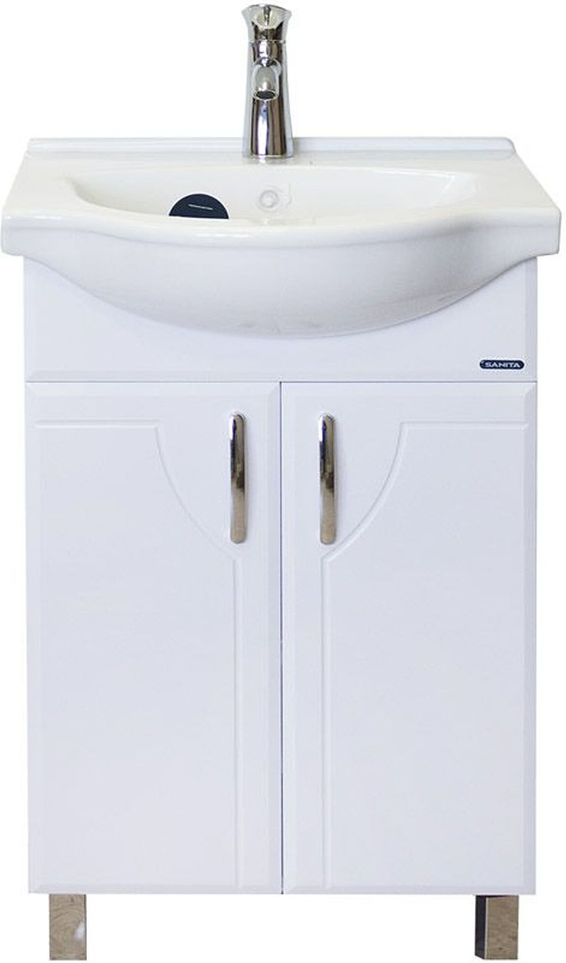 Изображение товара Тумба под раковину напольная SANITA Идеал IDLSACW56013F1 82х52х33 см белая