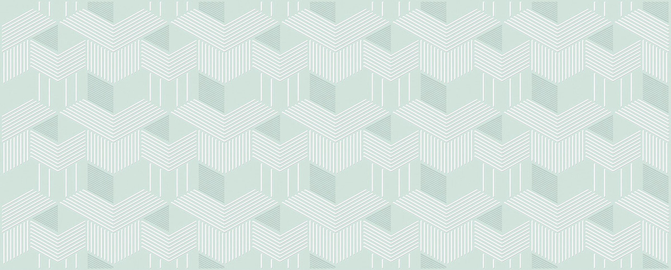 Распродажа остатков Azori Декор Azori Lounge Mint Geometria светло-зеленый 50,5х20,1 см