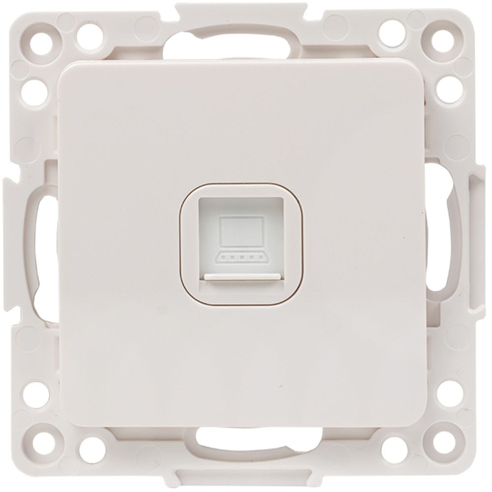 Изображение товара Розетка RJ-45 1 пост EKF Стокгольм/PROxima белый