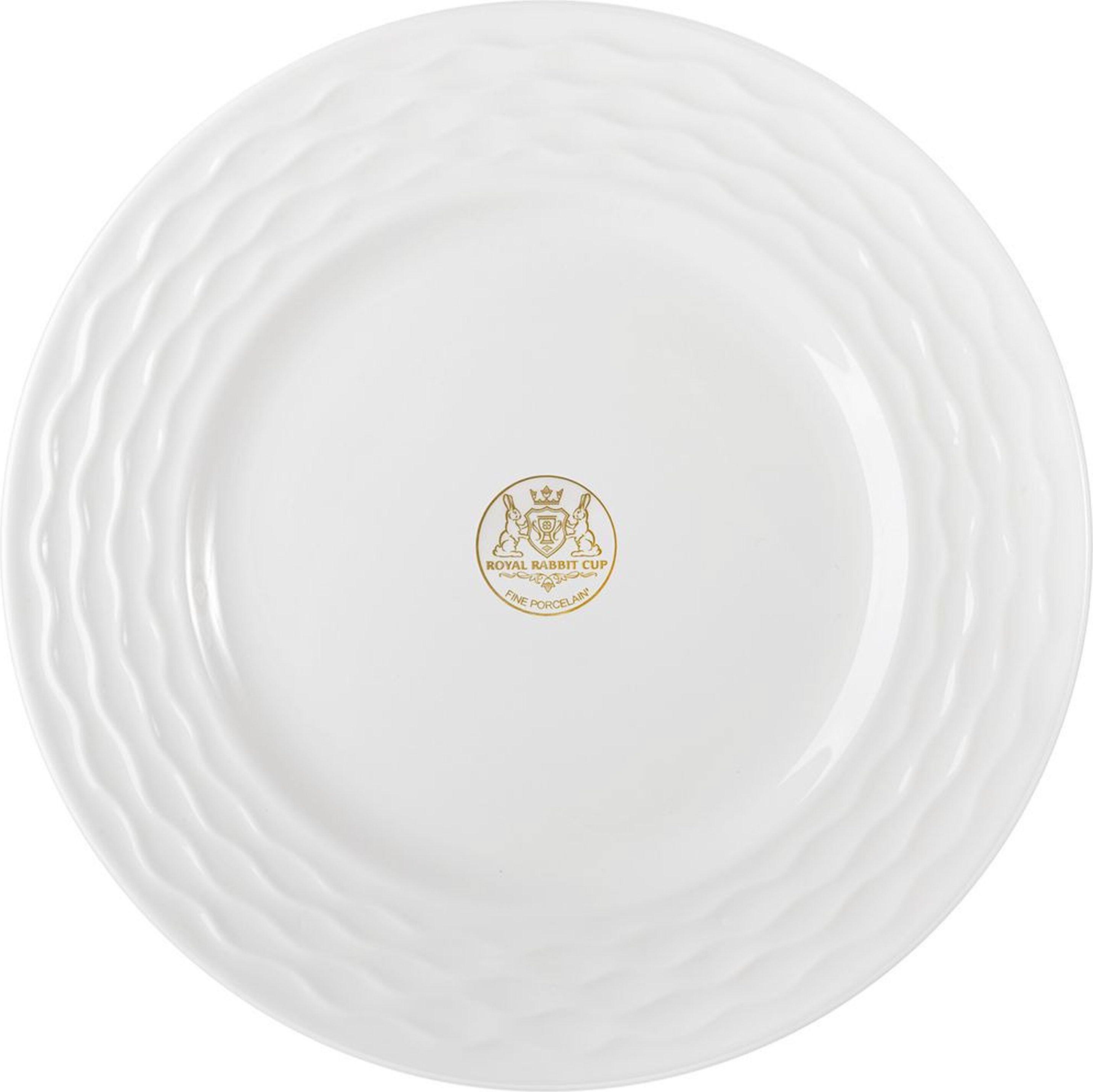 Изображение товара Тарелка обеденная 23 см фарфор белый Royal Rabbit Cup