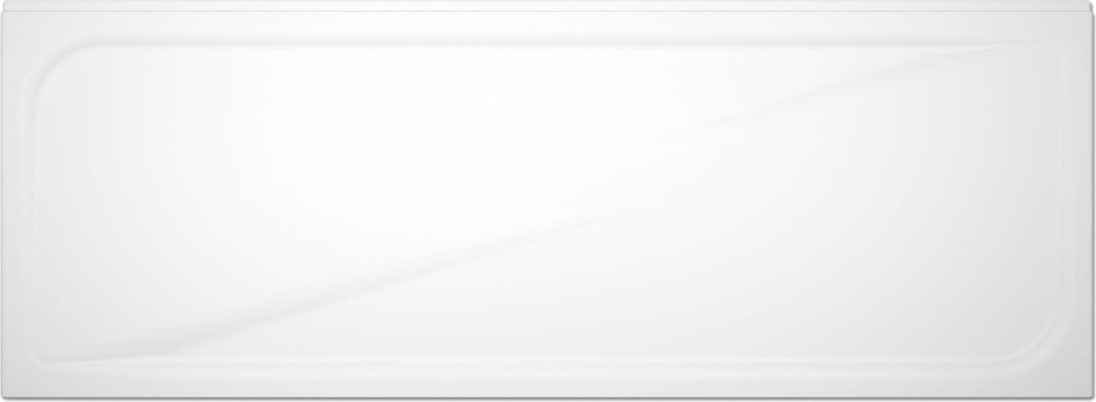 Изображение товара Экран для ванны MetaKam Light фронтальный 160х55 см белый стильное решение