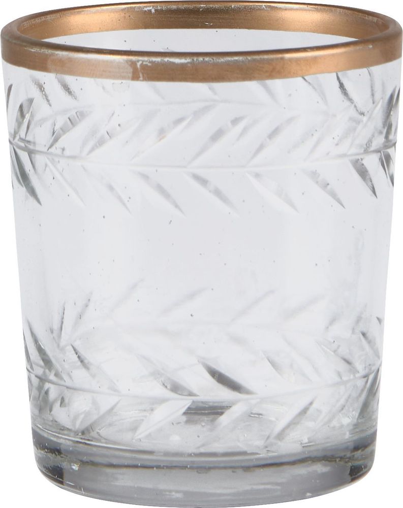 Изображение товара Подсвечник для чайных свеч стеклянный 6,35x6,35 см