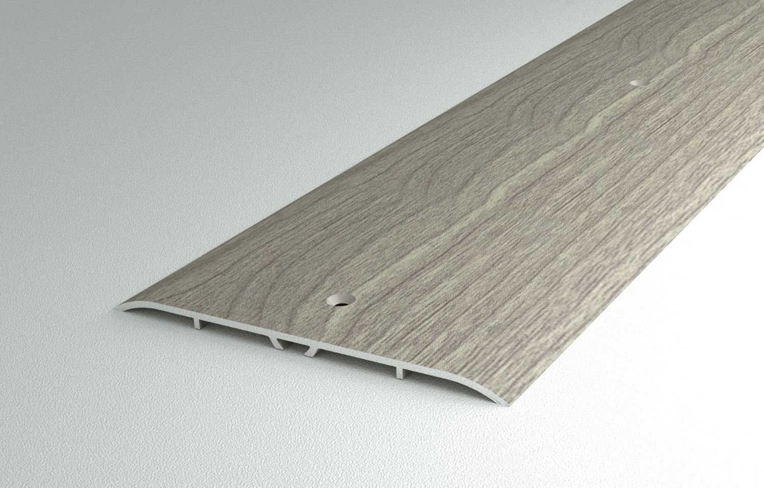 Изображение товара Порог алюминиевый стыкоперекрывающий ЛУКА 100х5 мм серебристая сосна