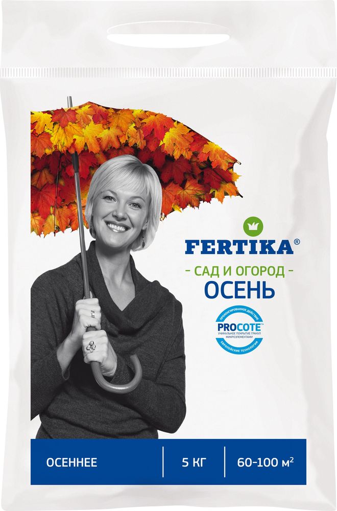 Изображение товара Удобрение минеральное FERTIKA осеннее 5 кг для повышения урожайности