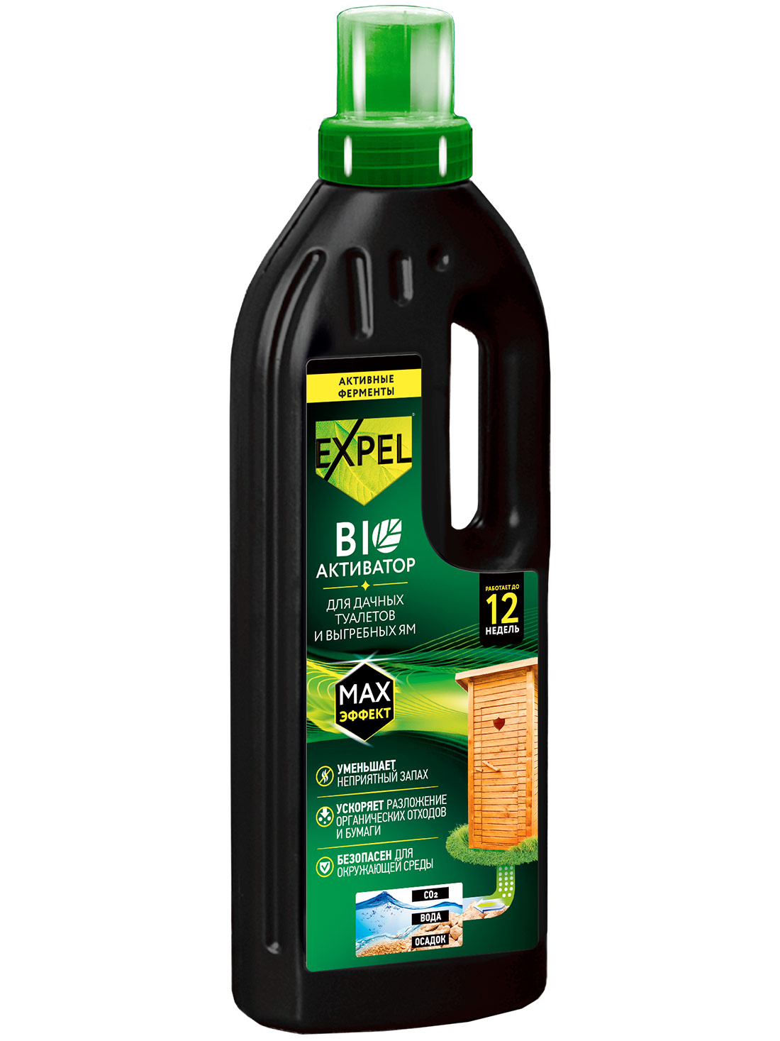 Изображение товара Жидкий биоактиватор Expel для дачных туалетов и выгребных ям 750 мл