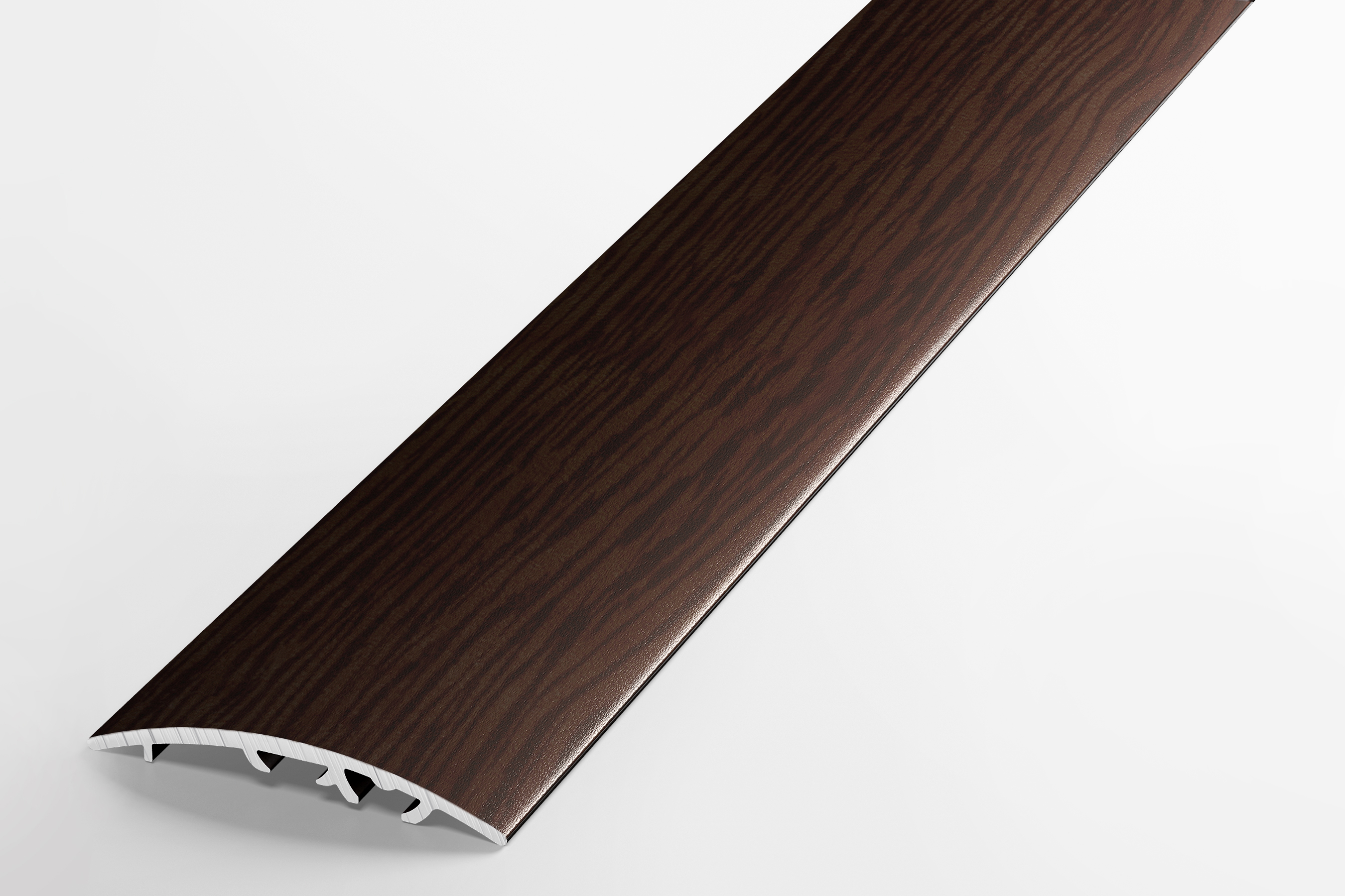 Изображение товара Порог одноуровневый ЛУКА ЛР 50 Дуб венге алюминий 1800x50 мм