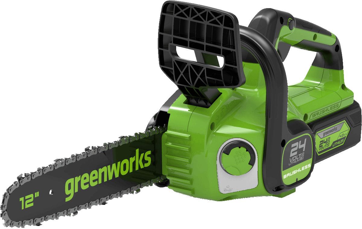 Изображение товара Аккумуляторная цепная пила Greenworks GD24CS30K2 30 см, 24 В, 2 А·ч, с АКБ и ЗУ