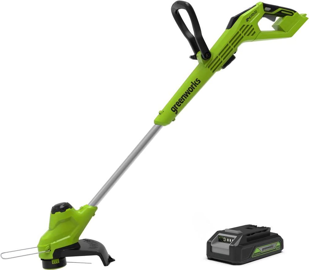 Изображение товара Триммер аккумуляторный Greenworks G24LT28K2 24 В 2 А·ч АКБ