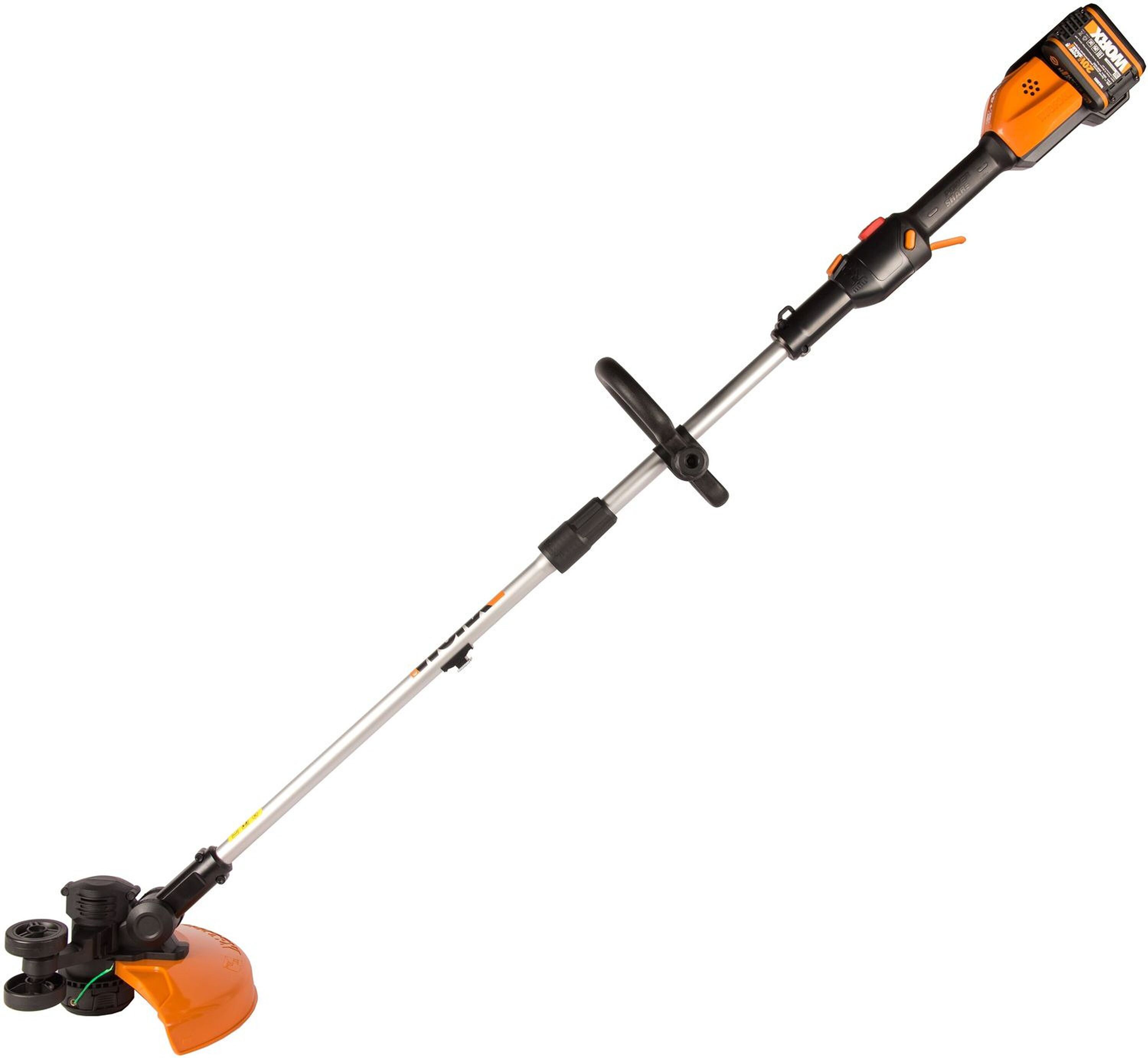 Изображение товара Аккумуляторный триммер Worx WG183E 20 В 2 А·ч с аккумулятором и зарядным устройством