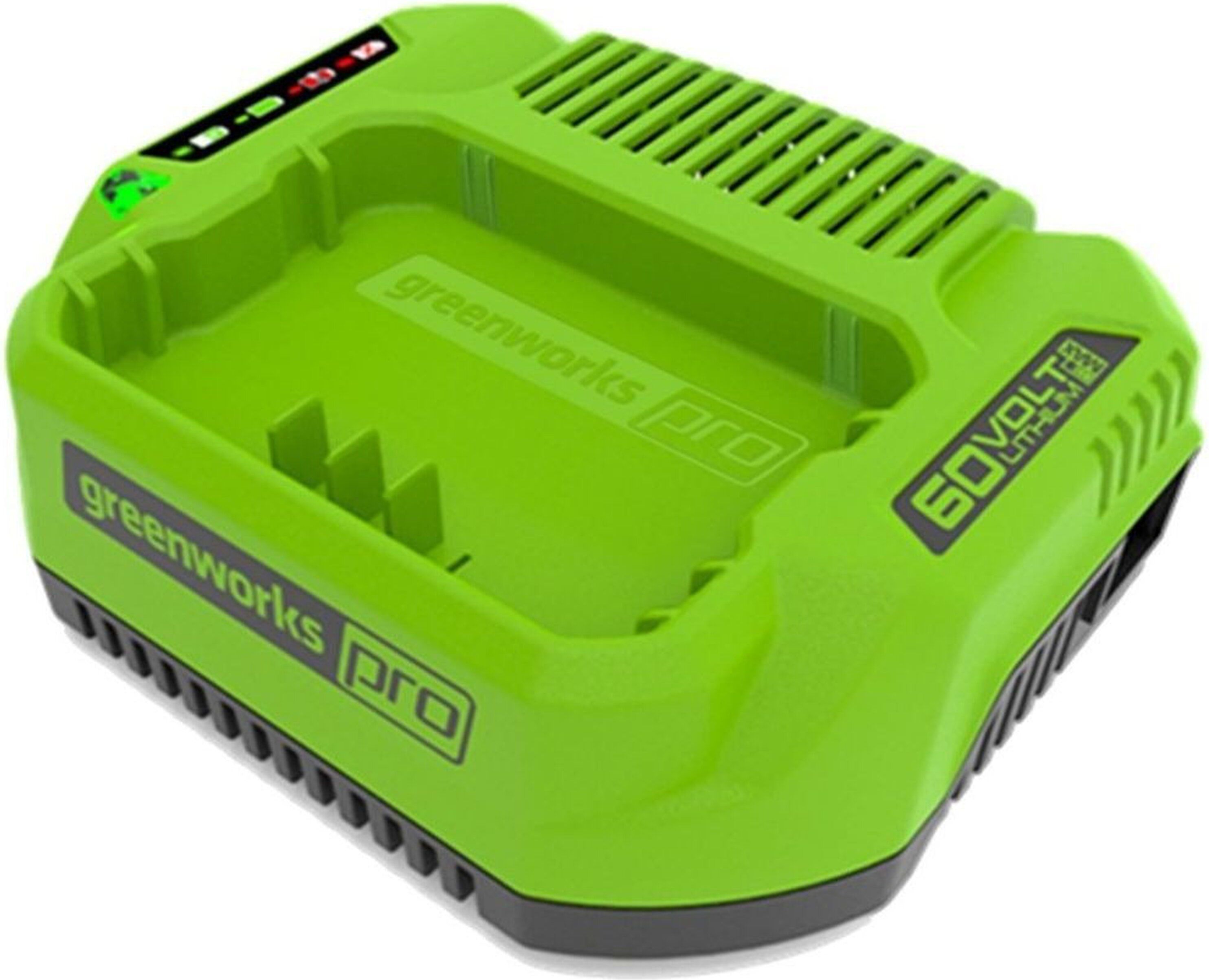 Изображение товара Зарядное устройство GREENWORKS 60V для литий-ионных аккумуляторов, автоматическая защита