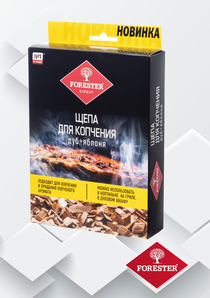 Изображение товара Щепа для копчения Forester дубовая 0,1 кг