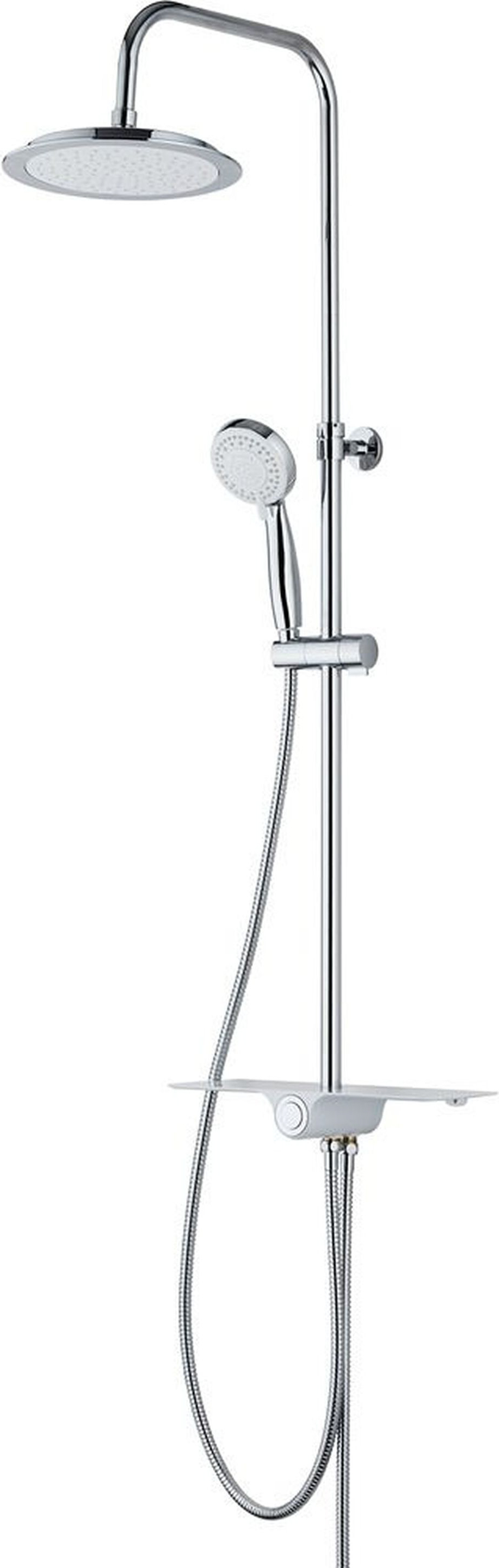 Изображение товара Душевая система ESKO ST1030 White хром современная настенная модель