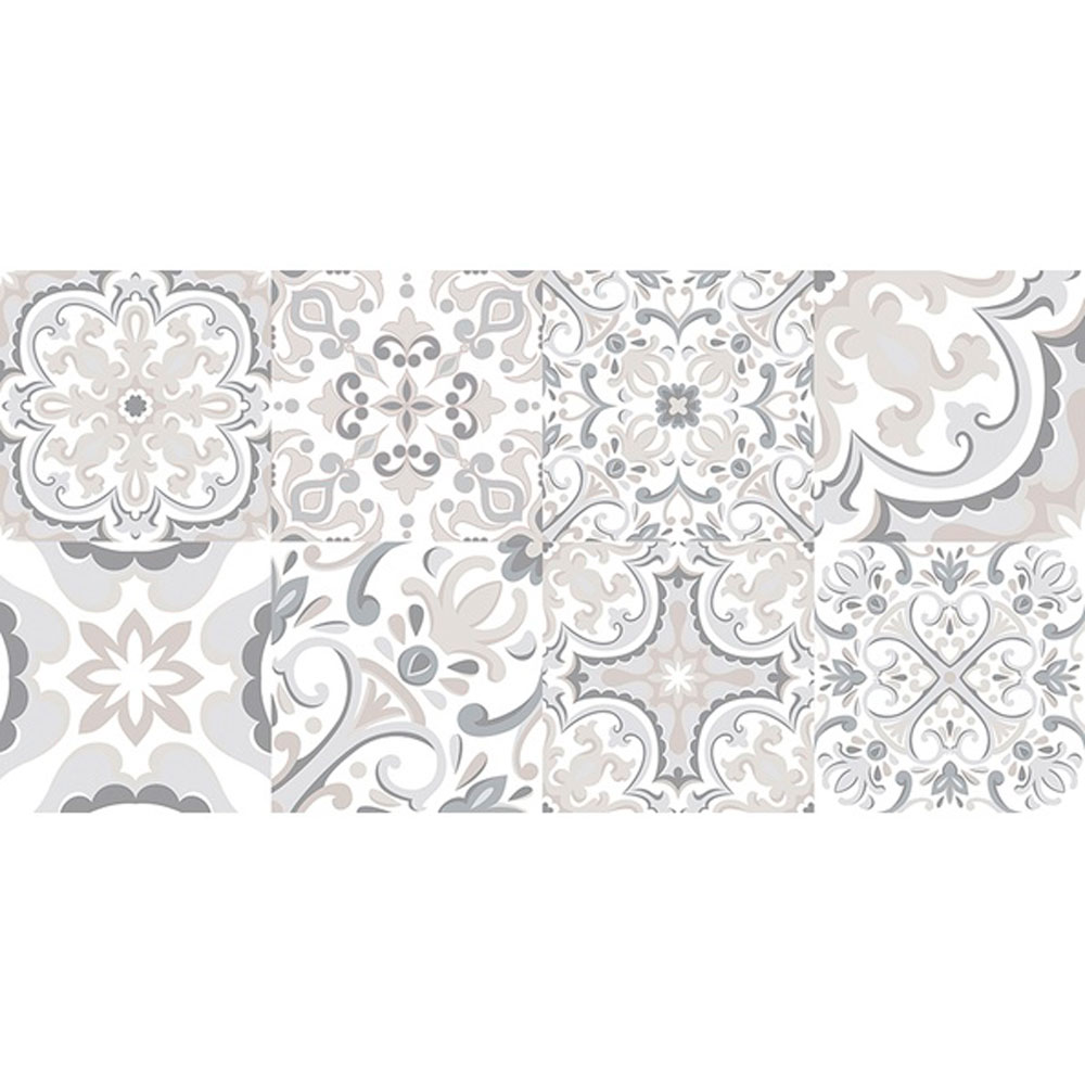 Изображение товара Плитка Нефрит Лорена серый 20X40 см 1,2 м²