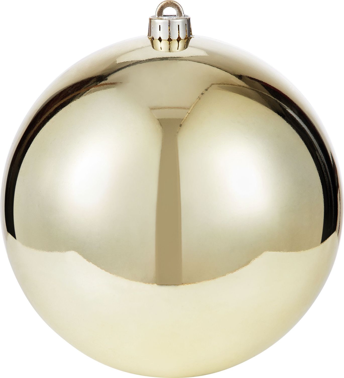 Изображение товара Новогодний шар шампань пластиковый 20 см для елки праздничных украшений