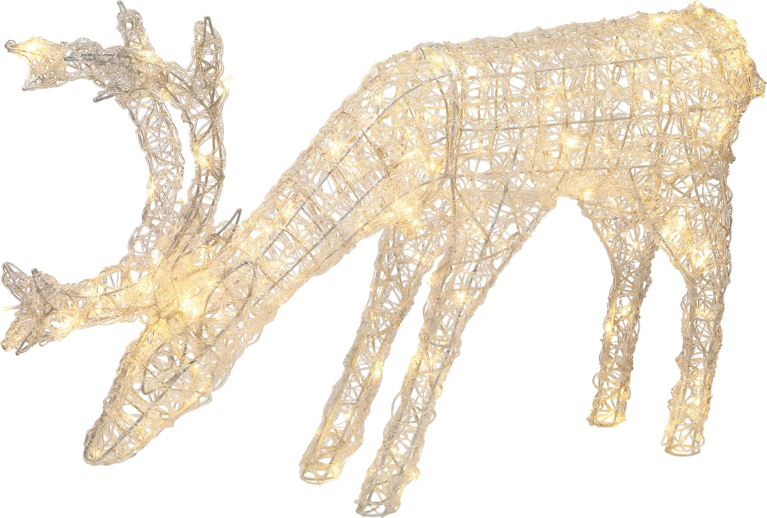 Изображение товара Световая фигура Олень 160 LED IP44 58 см белый мерцающий