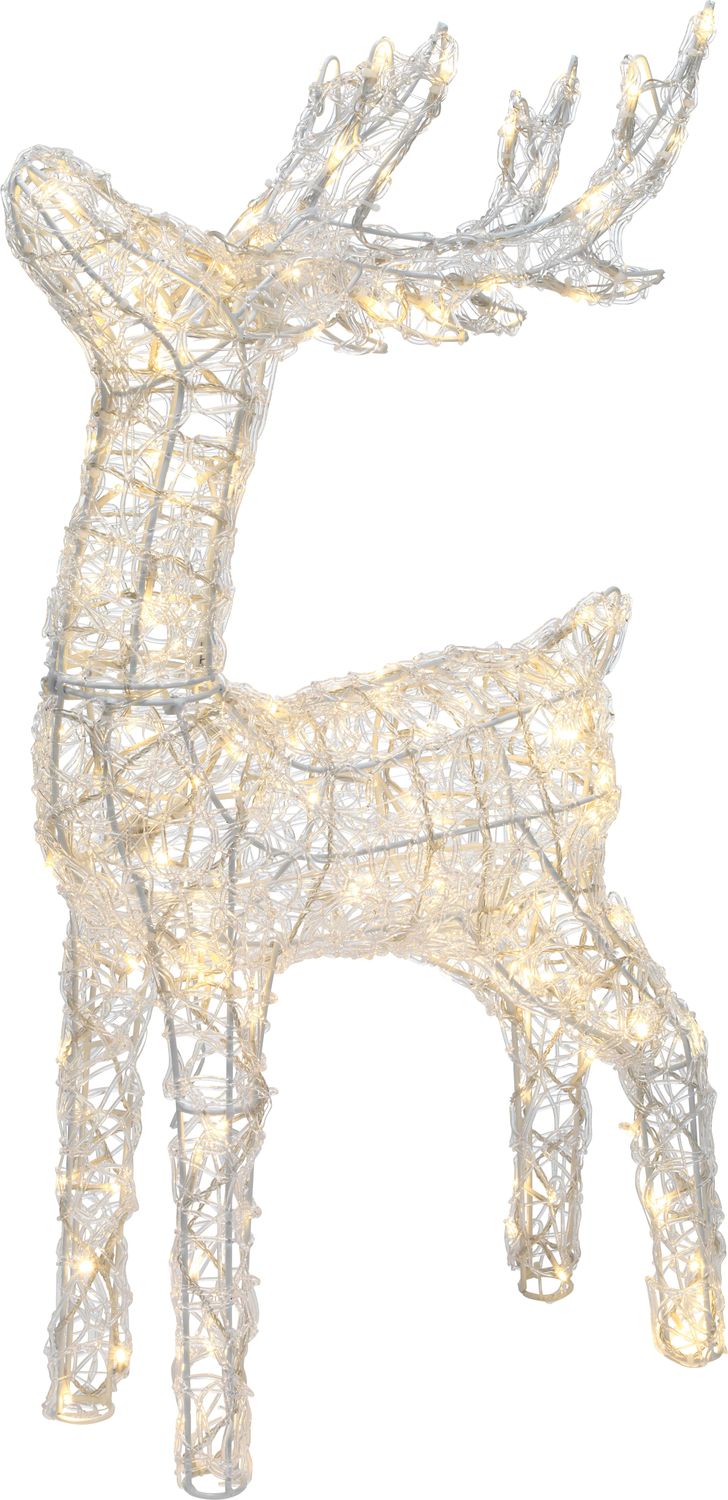Изображение товара Световая фигура Олень 160 LED IP44 83 см белый мерцающий