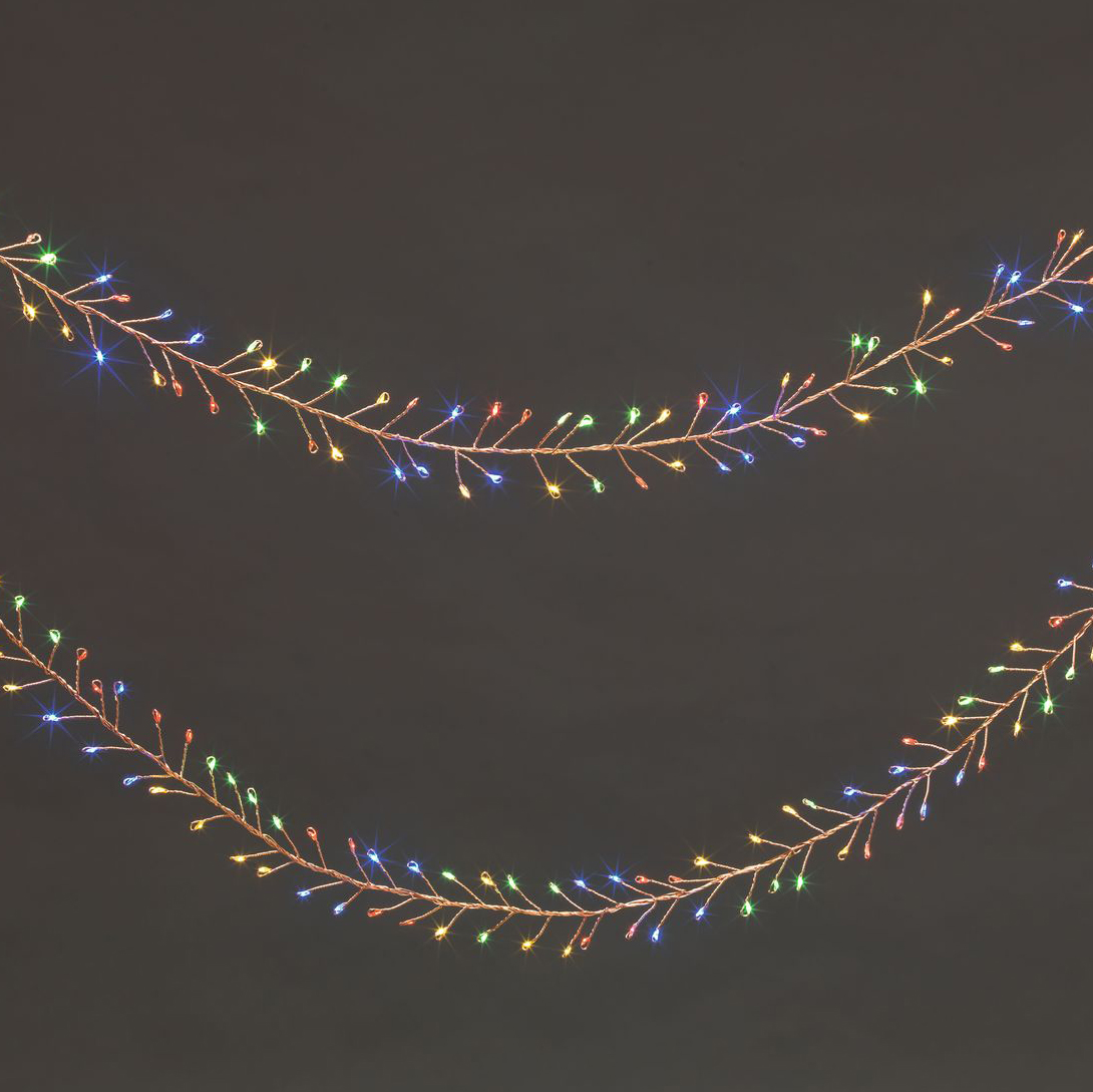 Изображение товара Гирлянда кластер 240 LED многоцветная 2,4 м