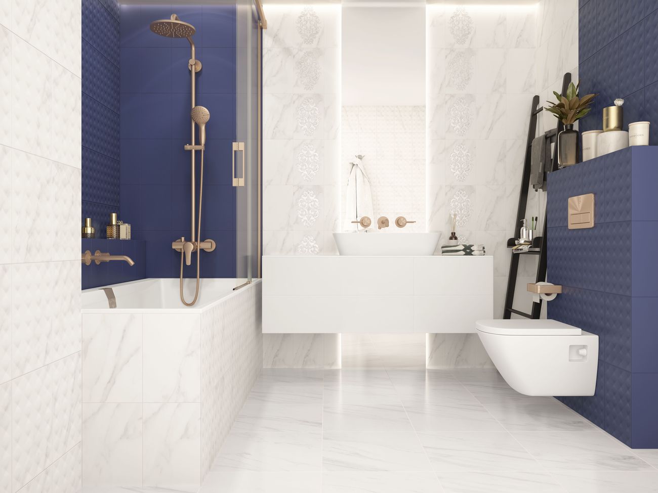 Изображение товара Керамогранит Gracia Ceramica Сапфир Мрам.Пол 40X40 см 1,6 м²