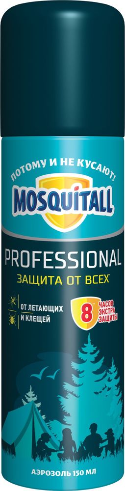 Изображение товара Аэрозоль Mosquitall от насекомых 150 мл