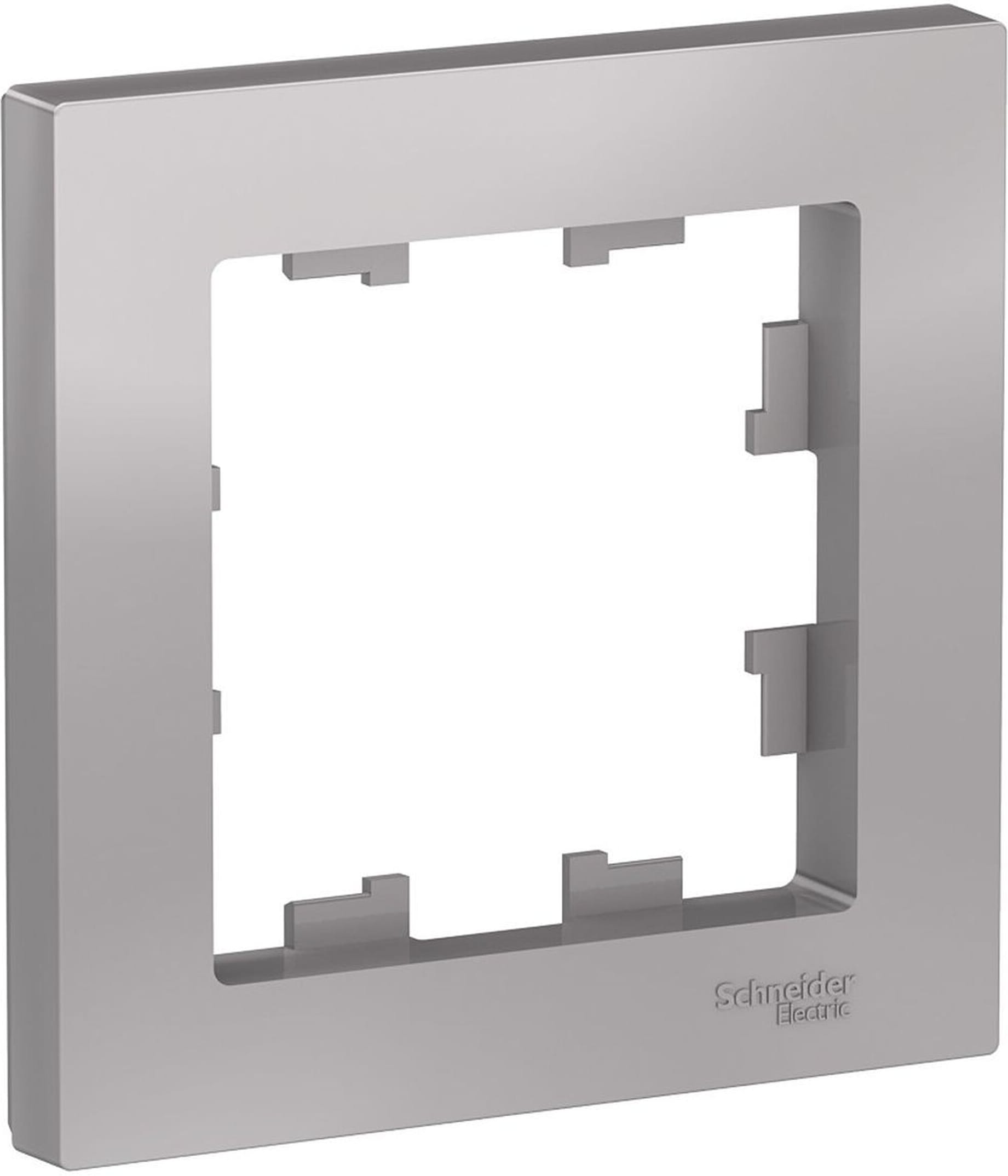 Изображение товара Рамка 1 пост Schneider Electric Atlas Design ATN000301 алюминий