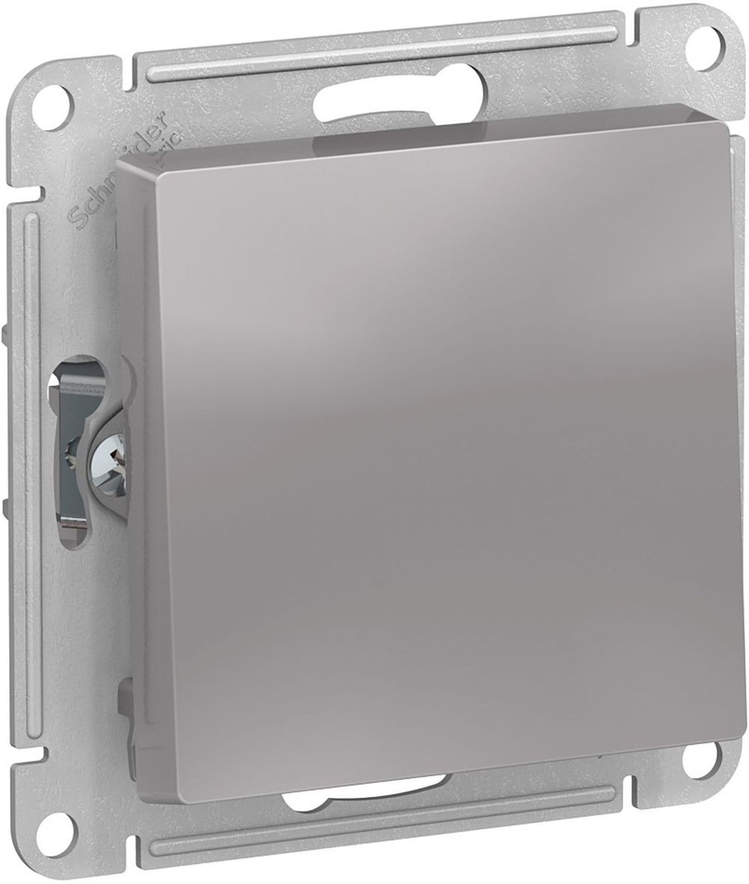Изображение товара Выключатель 1-клавишный Schneider Electric AtlasDesign алюминий IP20