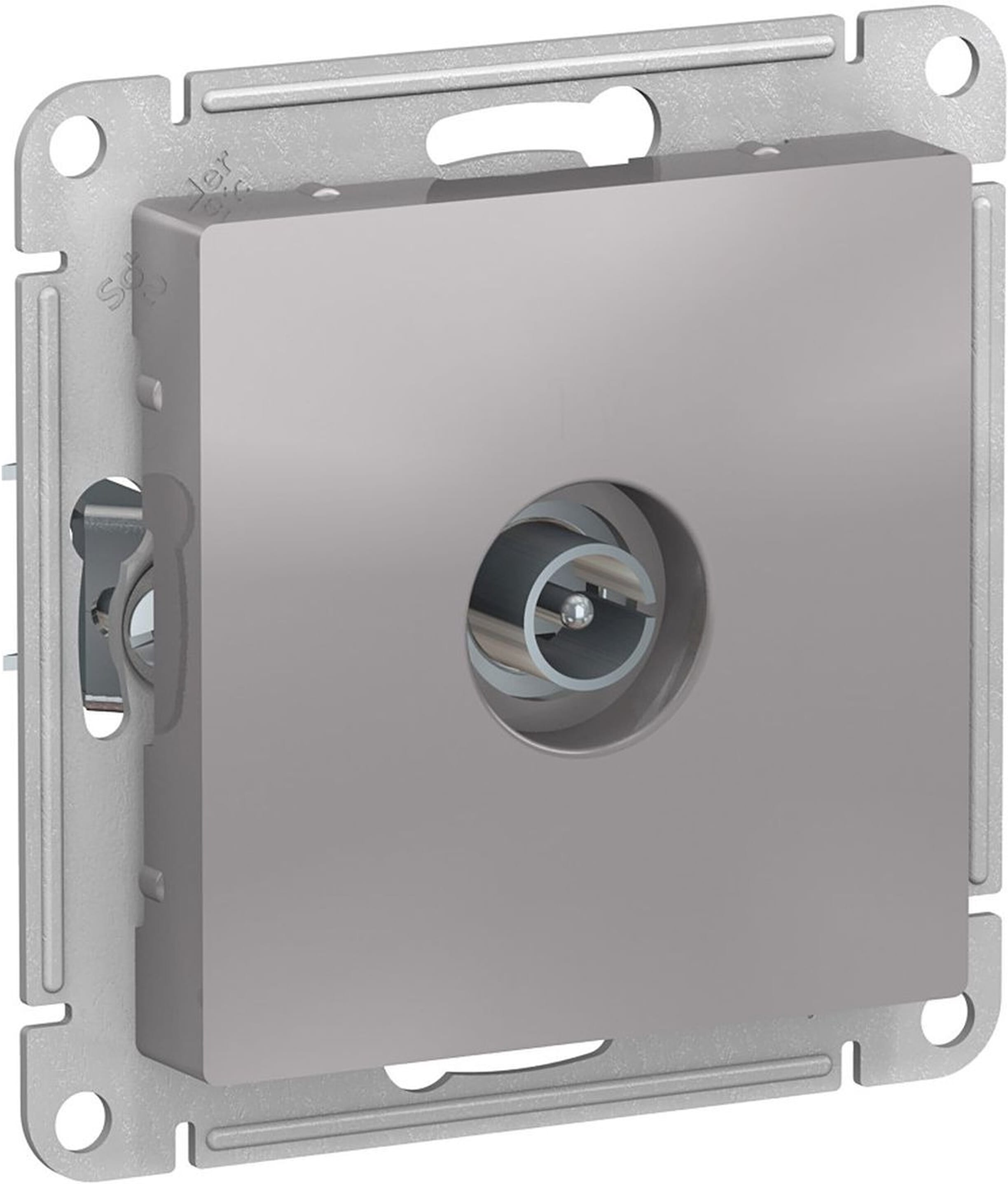 Изображение товара Розетка TV Schneider Electric Atlas Design ATN000393 алюминий