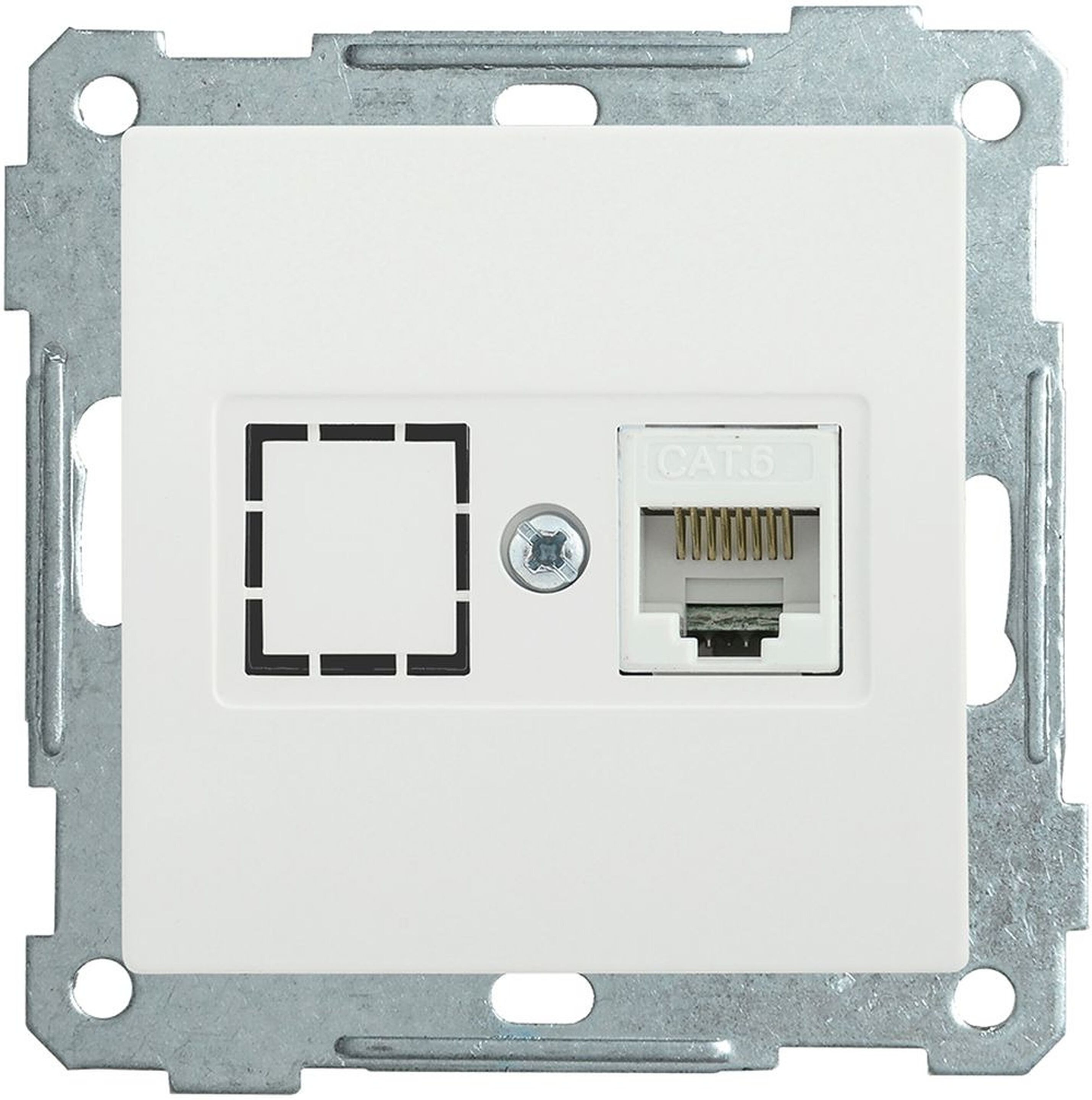 Изображение товара Розетка RJ-45 1 пост IEK BOLERO белый для сетевых соединений